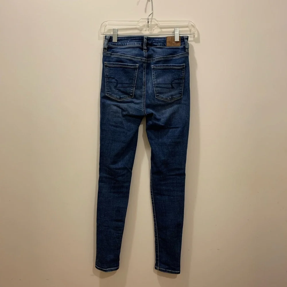 American Eagle High Rise Ripped Jeggings - Picture 2 of 5